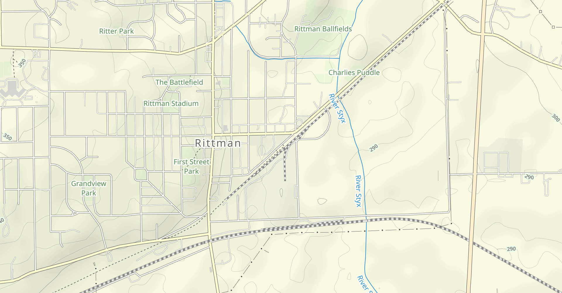 Rittman to Creston via County Line Trail