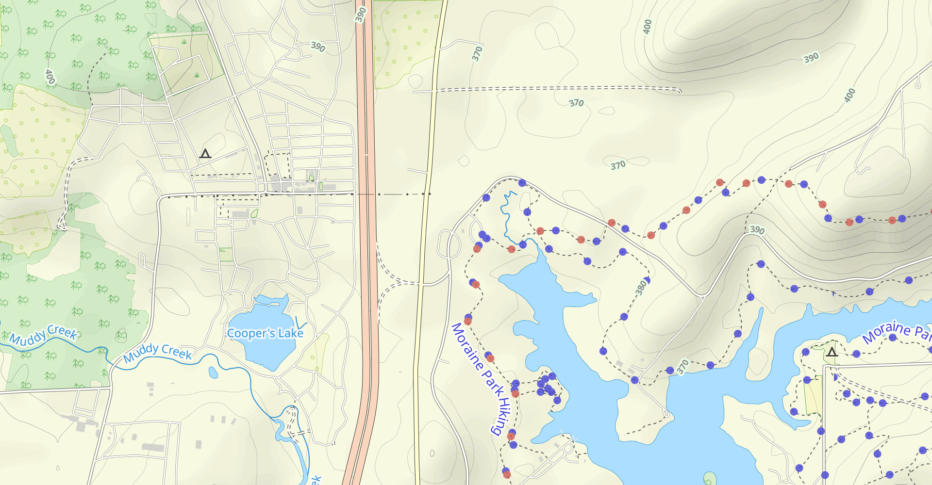 Moraine Trail and Swim