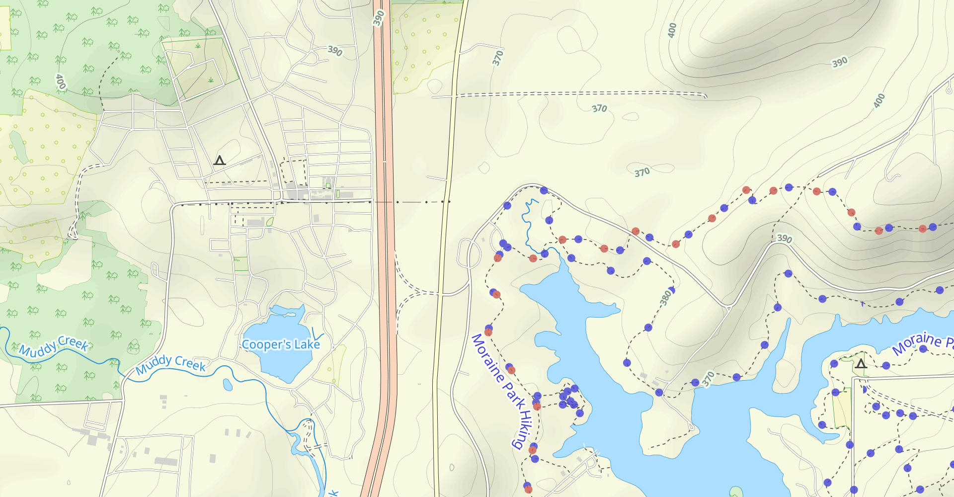 Moraine State Park Bike Trail