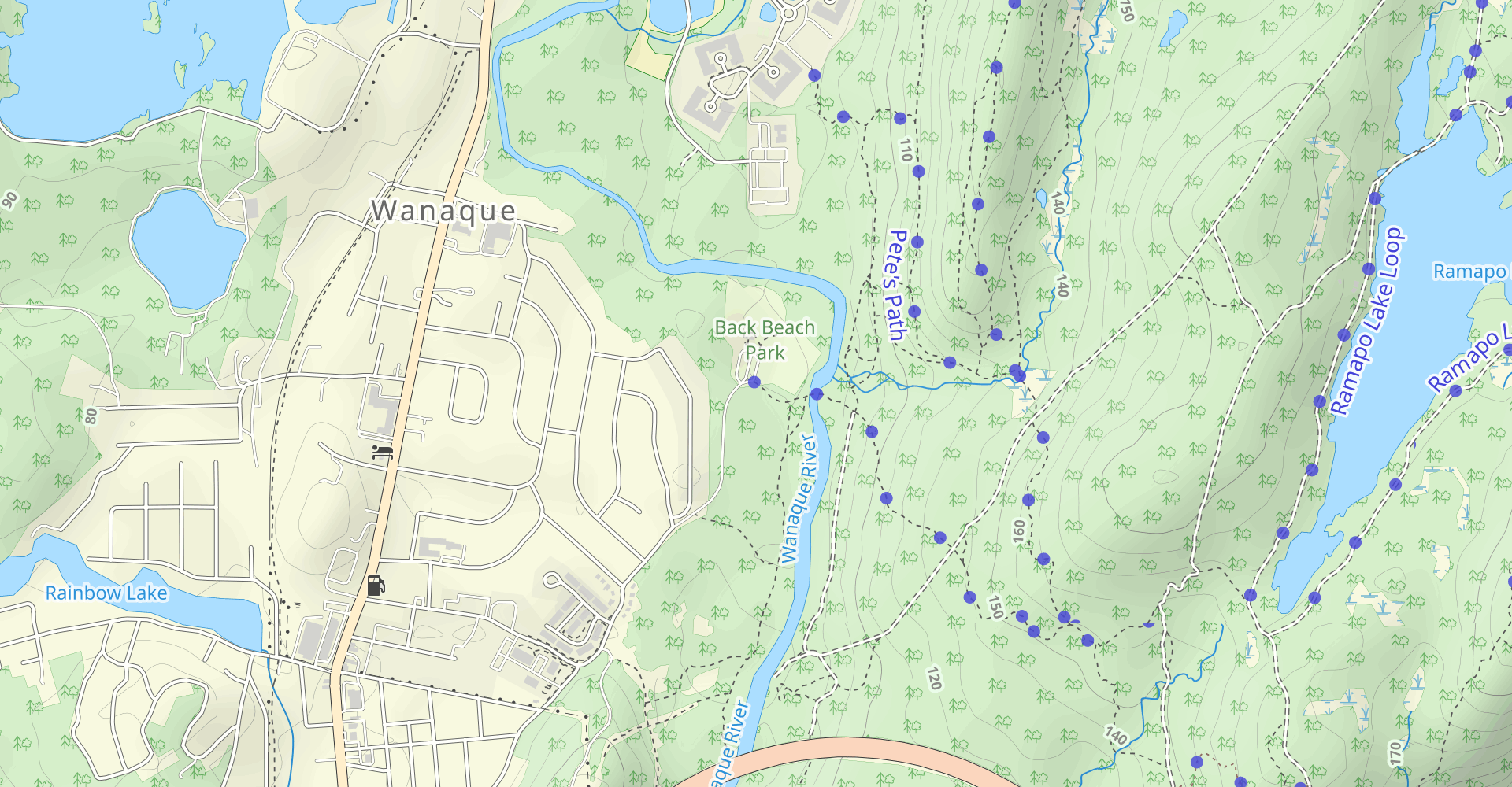 Ramapo Lake Cannonball Loop Trail