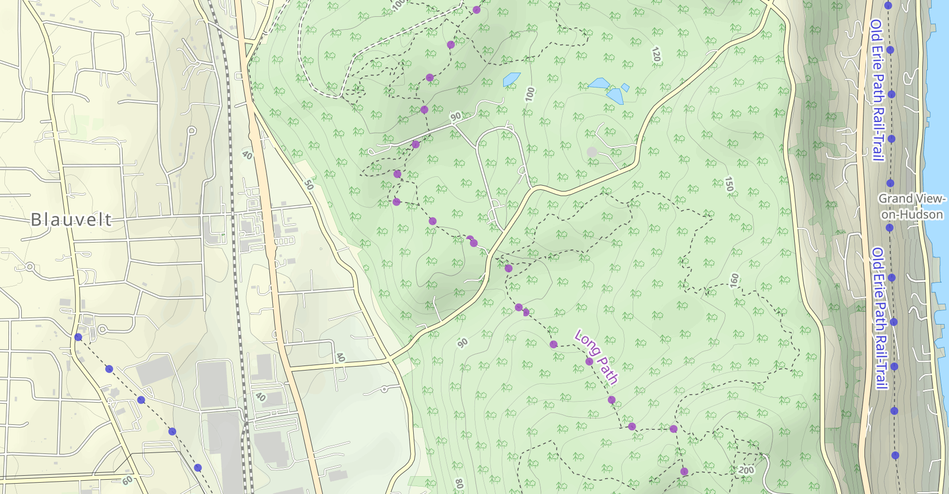 Long Path: Tackamack Park to Nyack