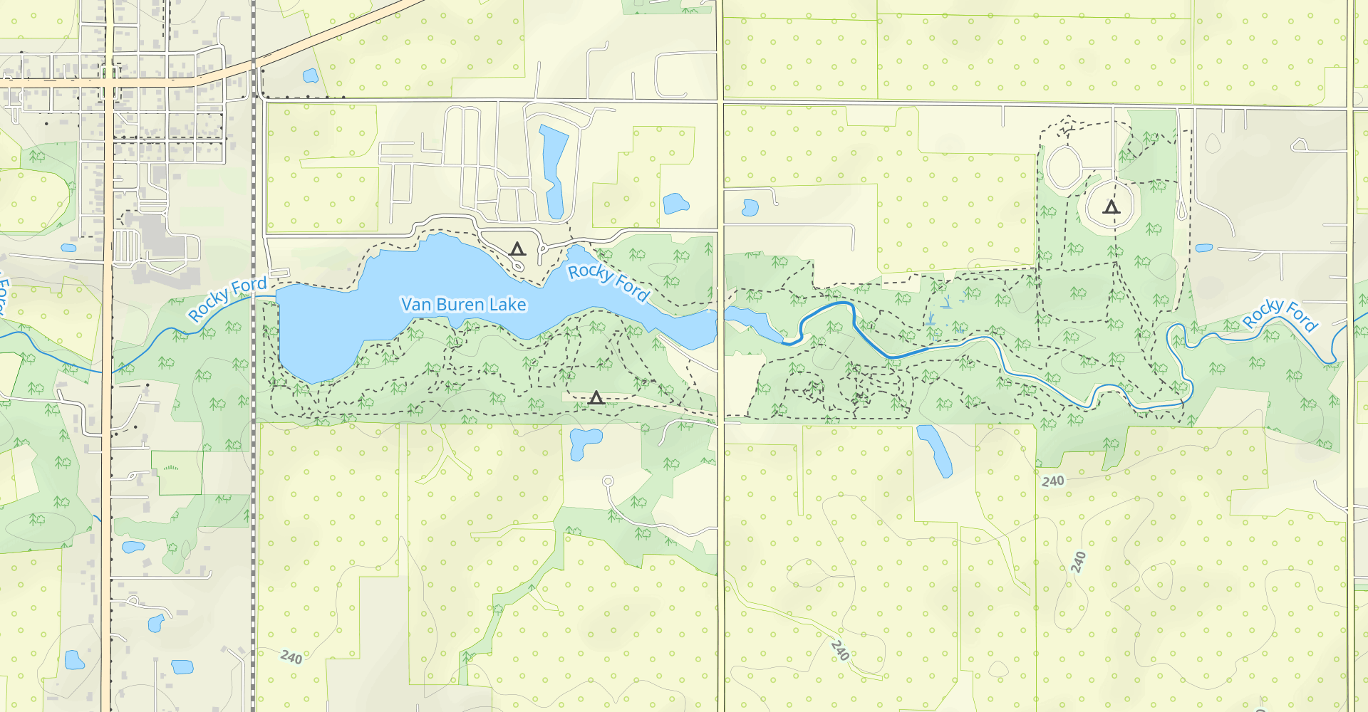Van Buren Lake Trail