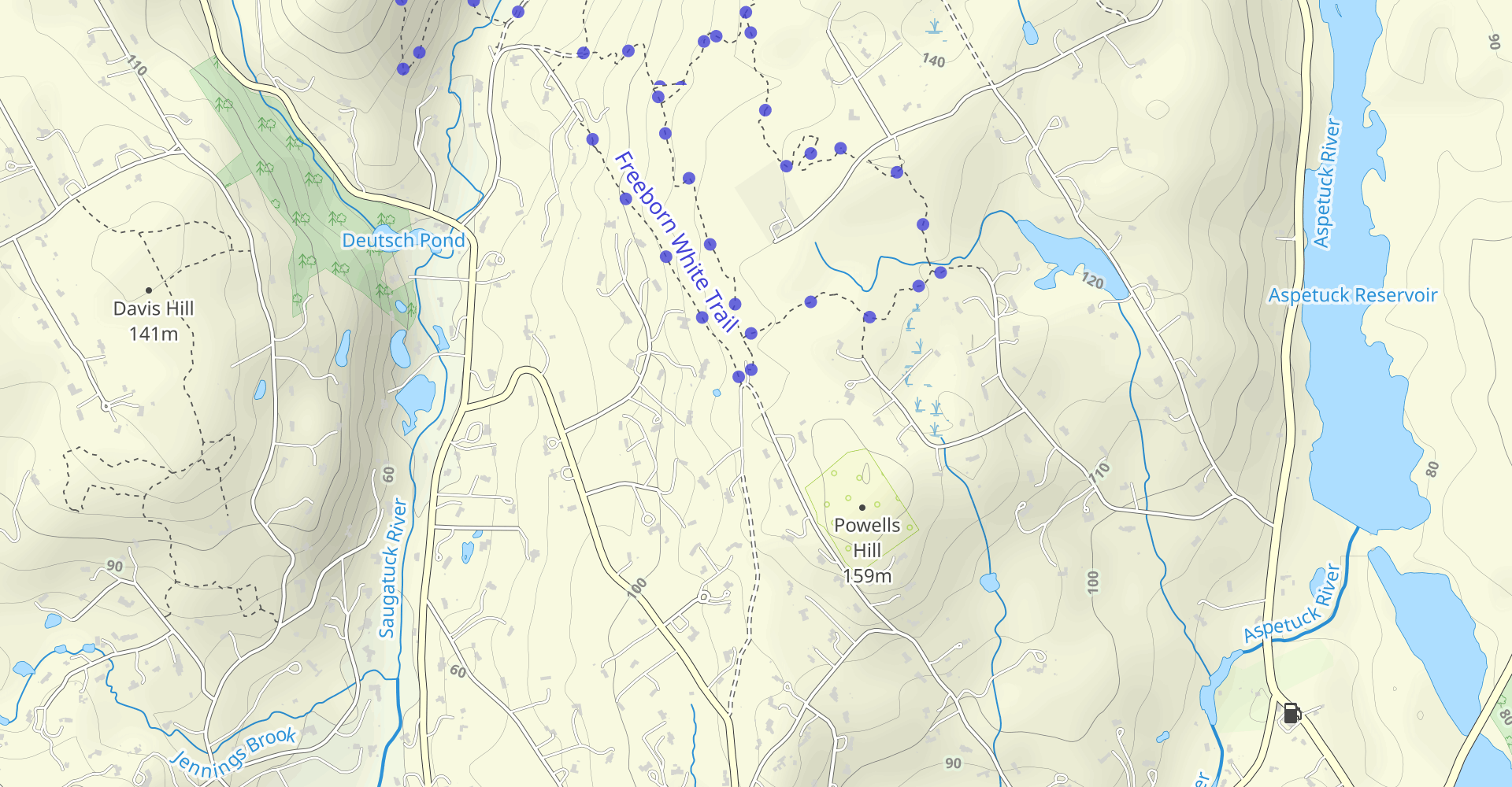Hike Blue And White Loop Trail