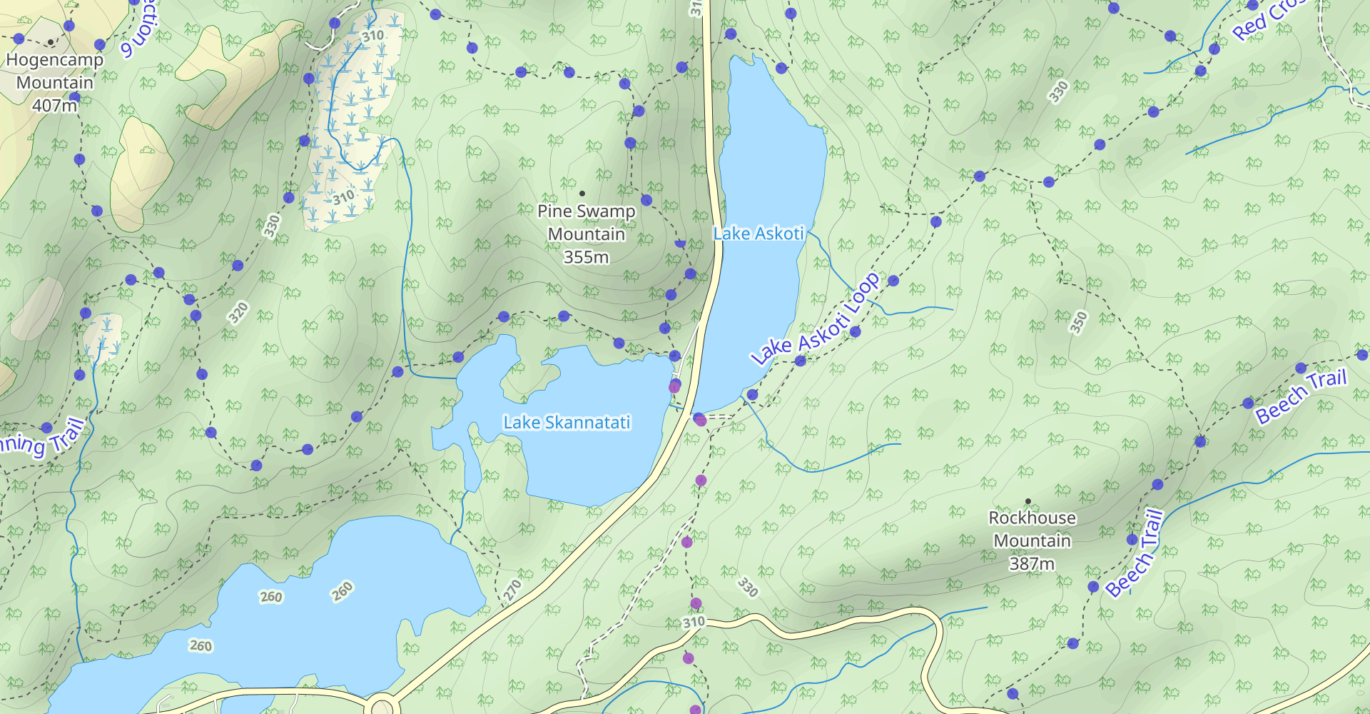 Hasenclever, Beech Trail, and Long Path Loop