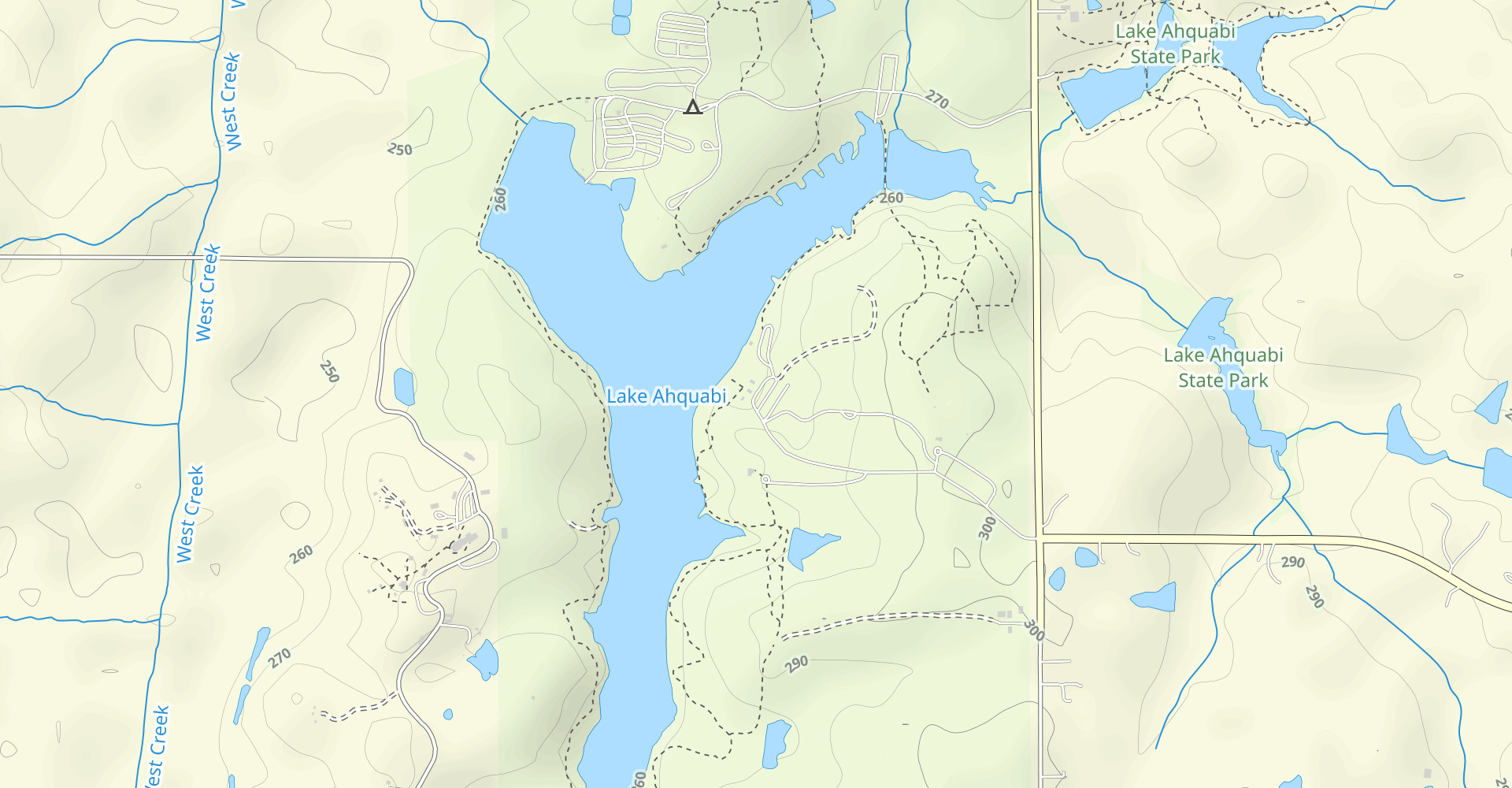 Hike Lake Ahquabi State Park Loop