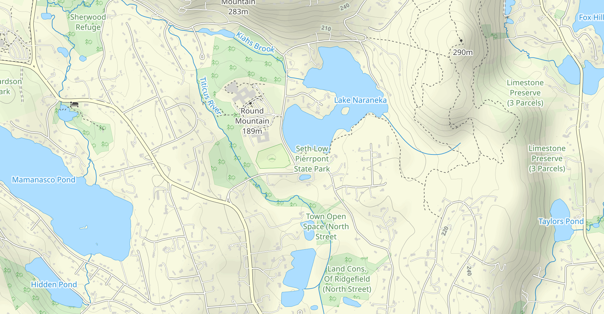 Hike Park Loop (White, Orange, Blue, And Yellow)
