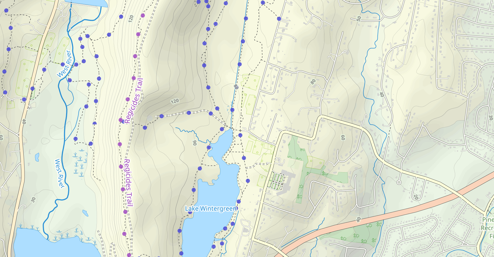 Hike Lake Wintergreen And Regicides Trail (Blue Blaze) Loop