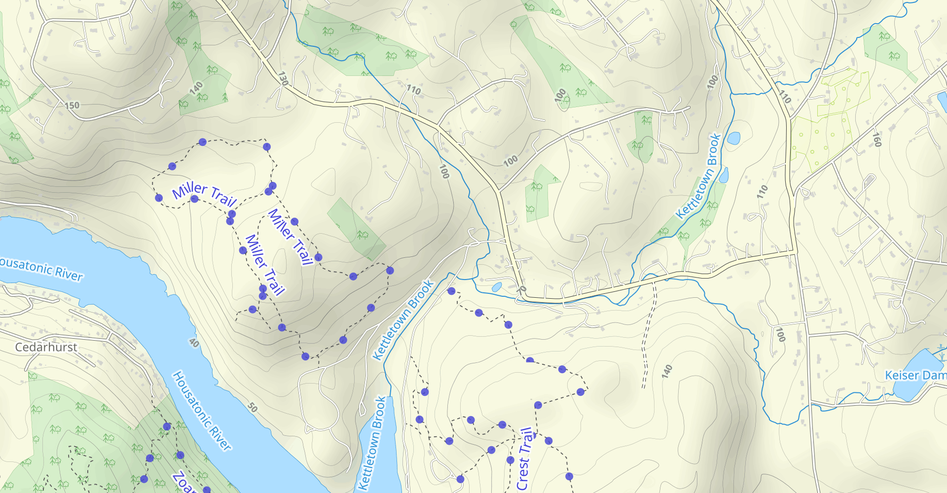 Hike Pomperaug And Crest Trail Loop