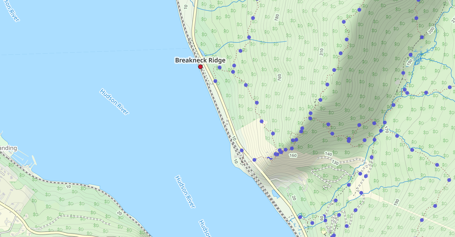 Breakneck Ridge, Undercliff, and Brook Trail Loop