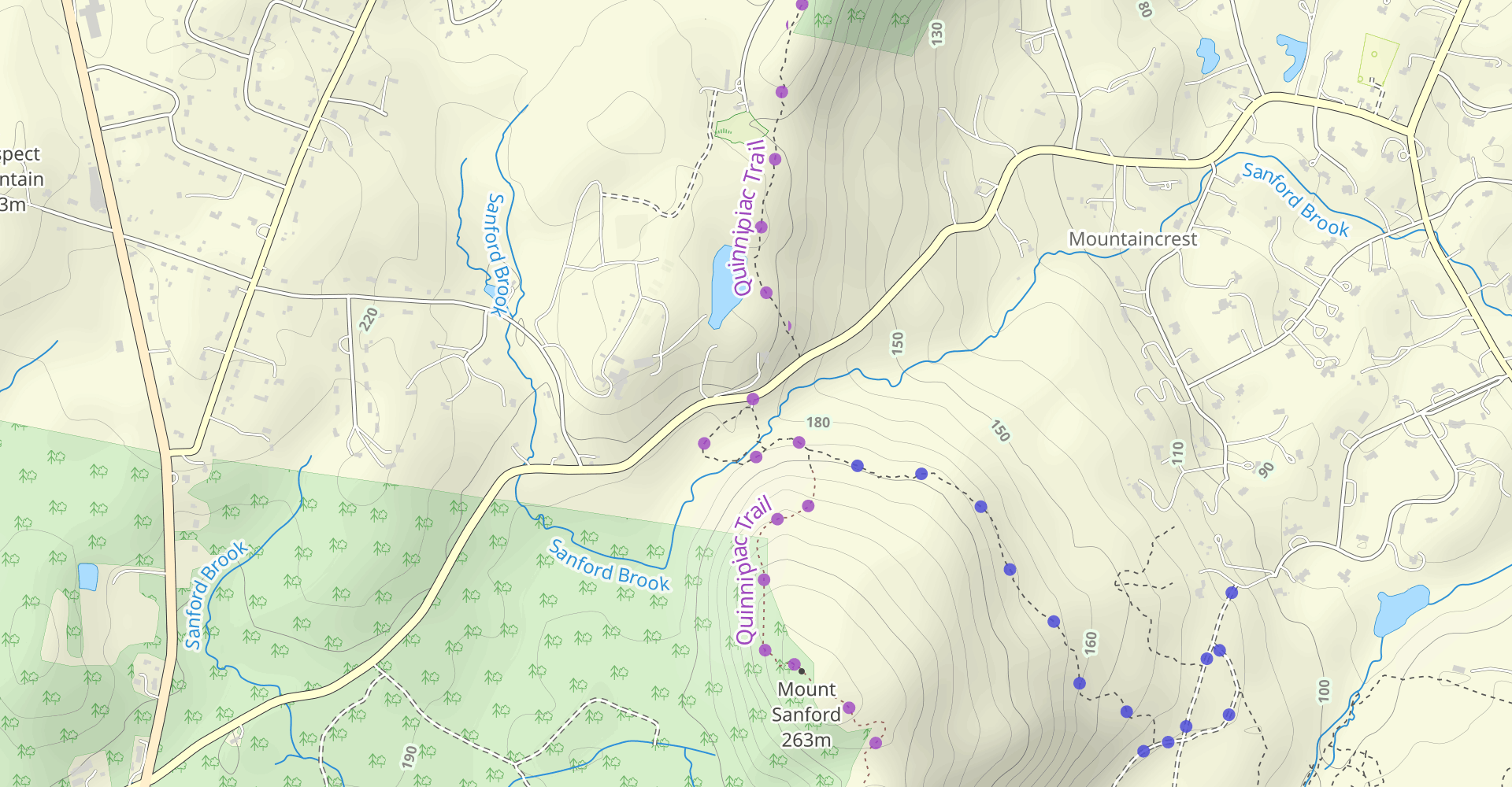 Hike Quinnipiac Trail To Roaring Brook Falls