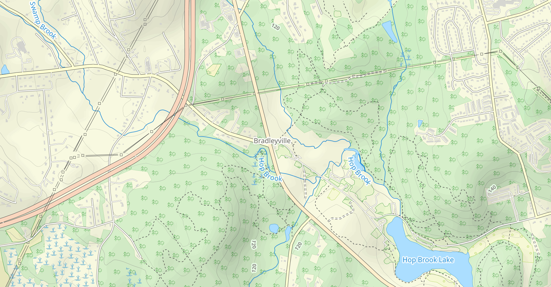 Hike Hop Brook Dam Loop