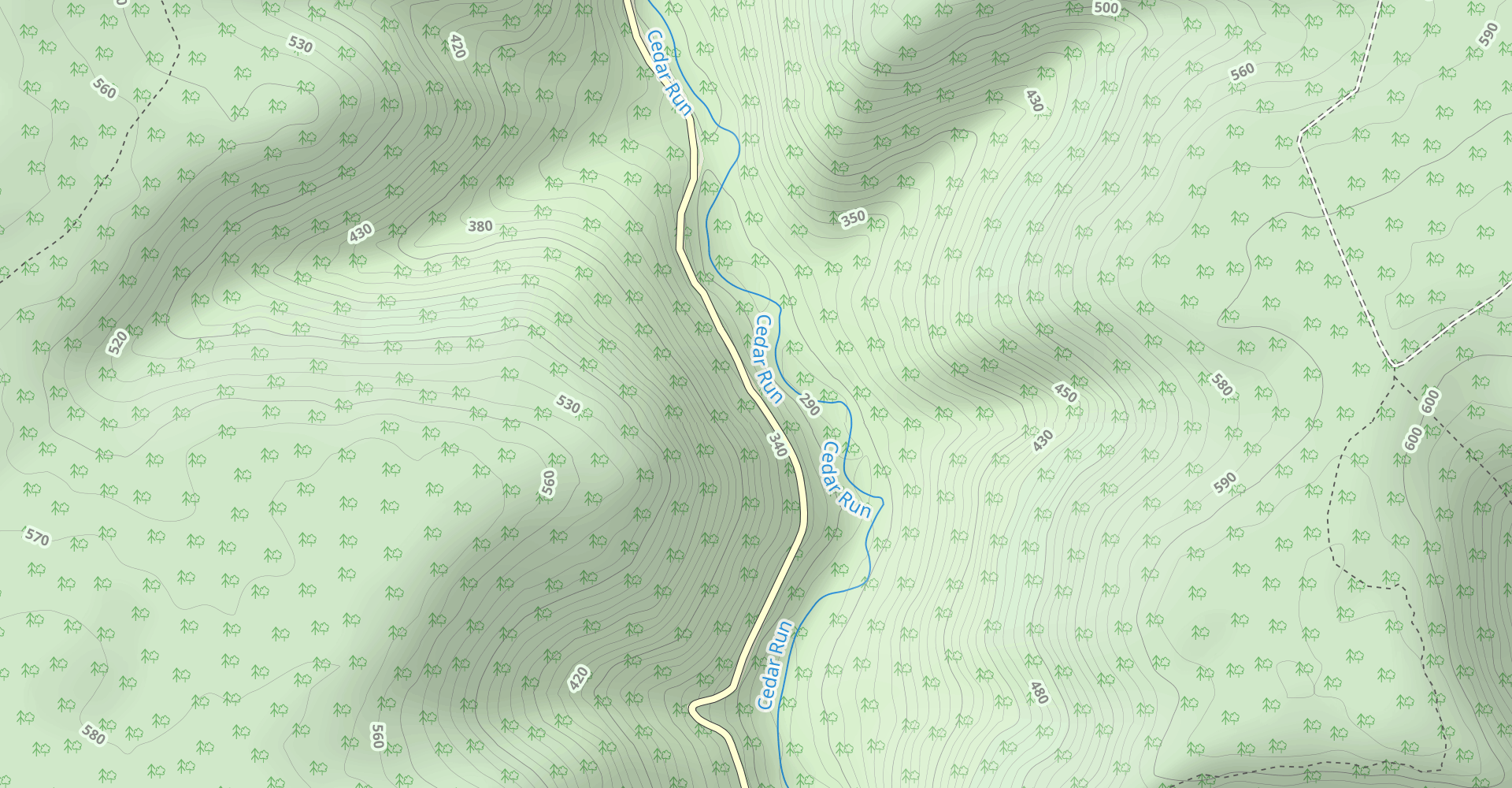 Tumbling Run Trail
