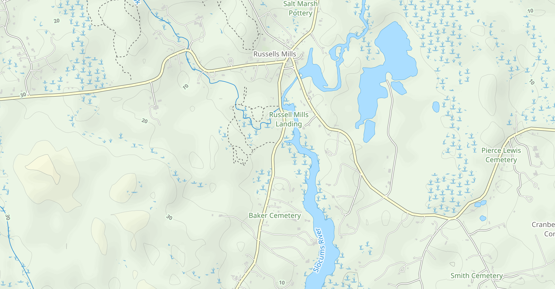 Parsons Land Blue Trail