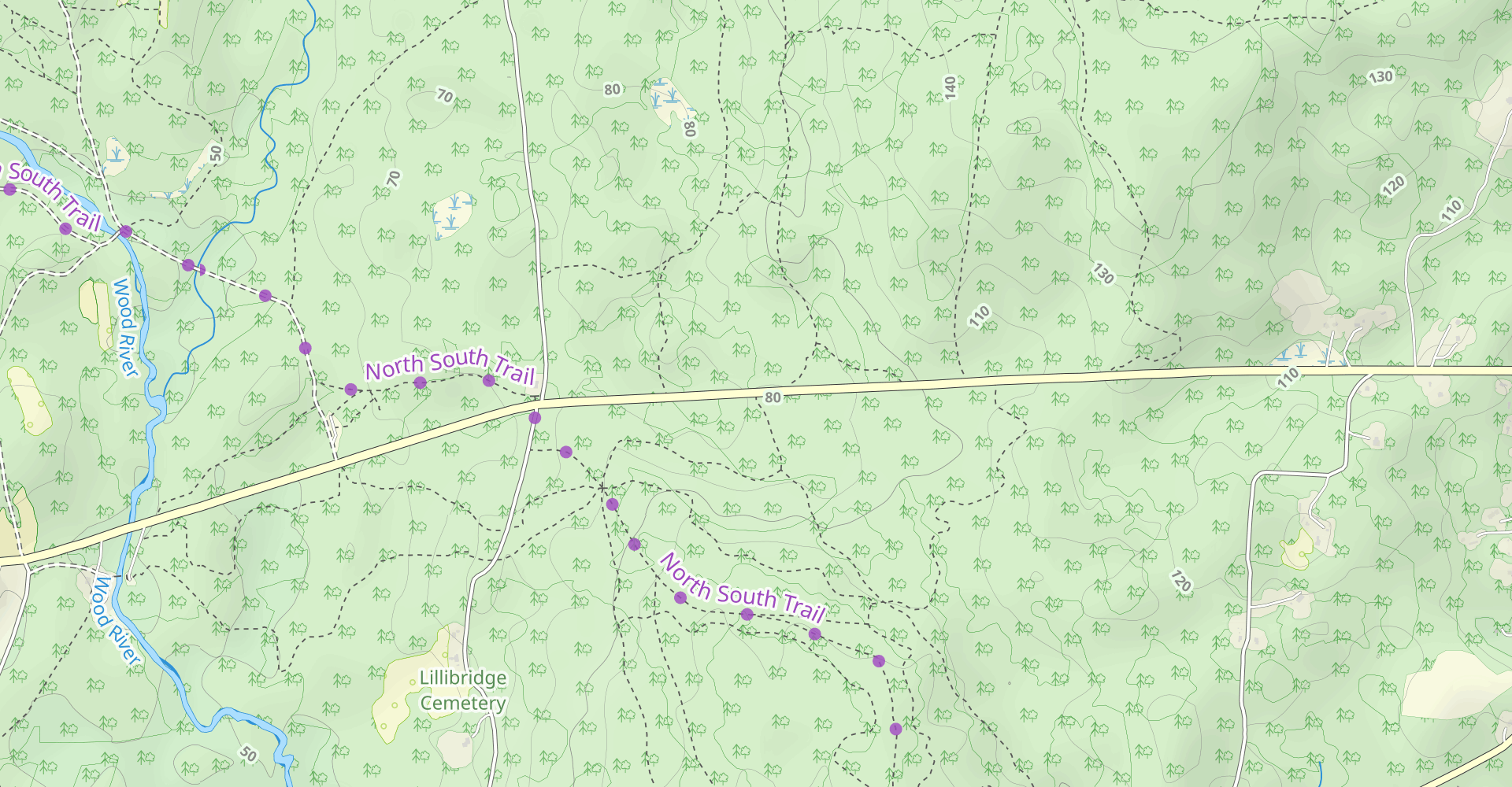 Bald Hill to Sandy Brook to Dove Crest Loop