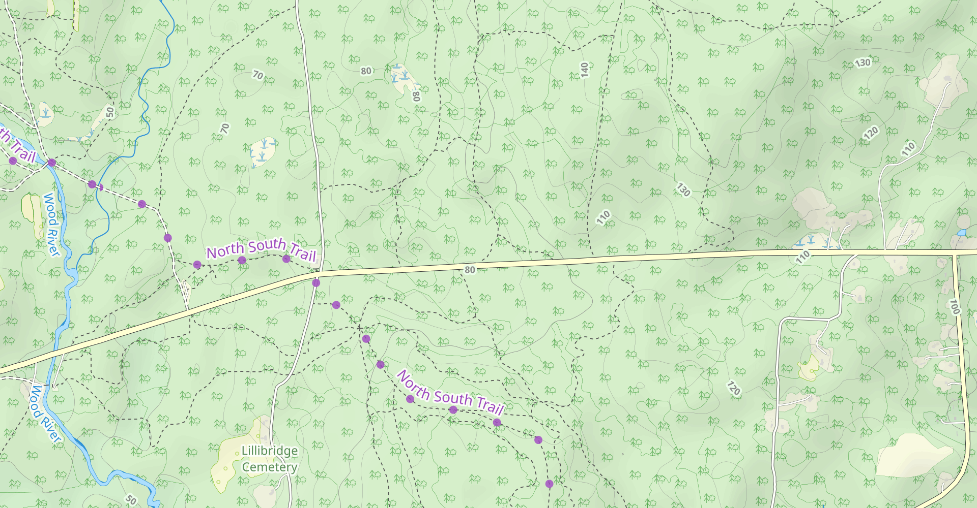 Ten Rod Road to Breakheart Pond