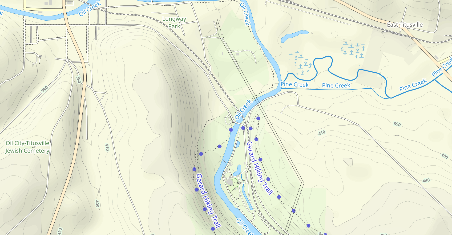 Oil Creek Bike Trail