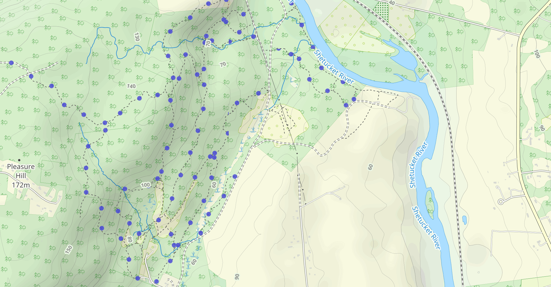 Hike Shetucket River Ridge Trail