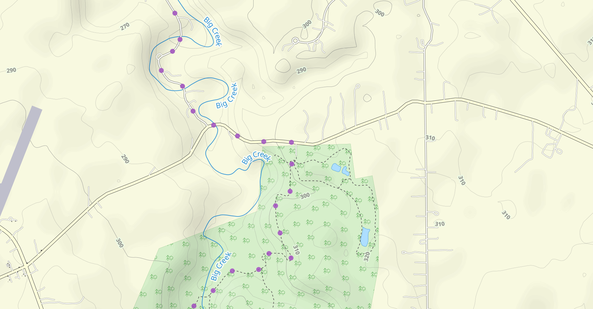 Oak Leaf Loop to Connector Trail (Shorter Loop)