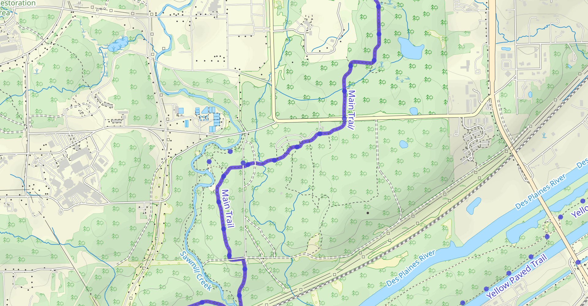 Waterfall Glen Trail Loop