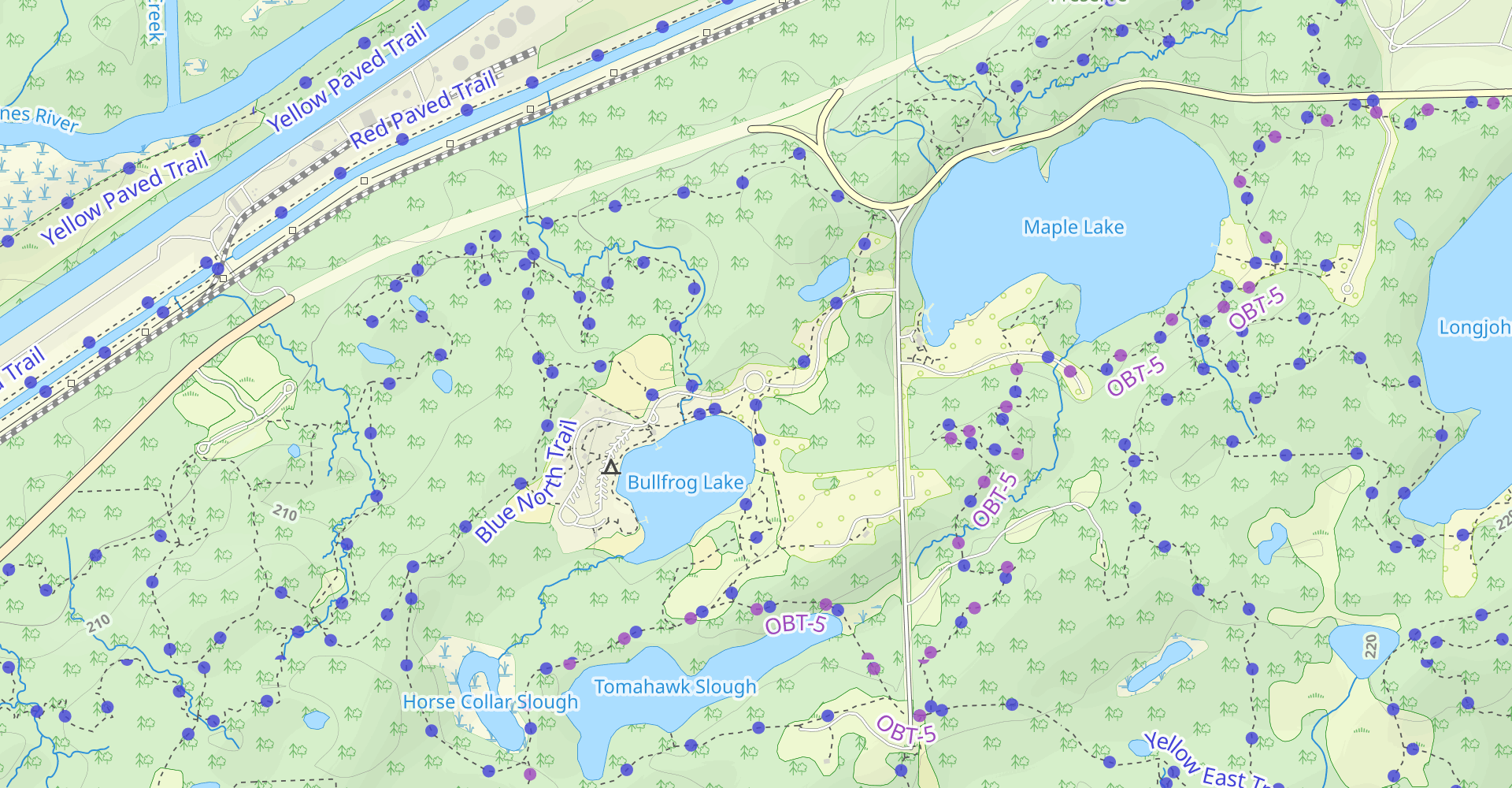 Palos Blue to Palos Green Loop