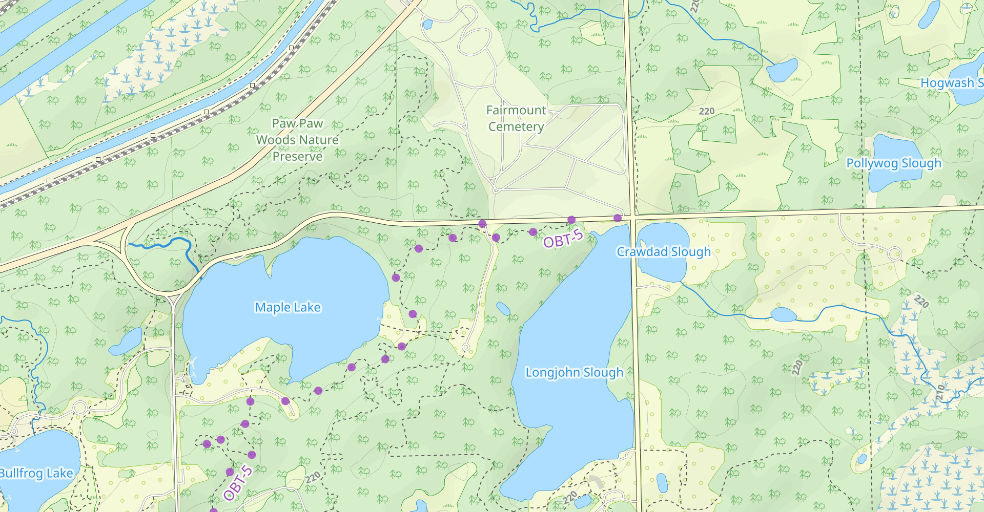 Palos Trail System: Purple Loop