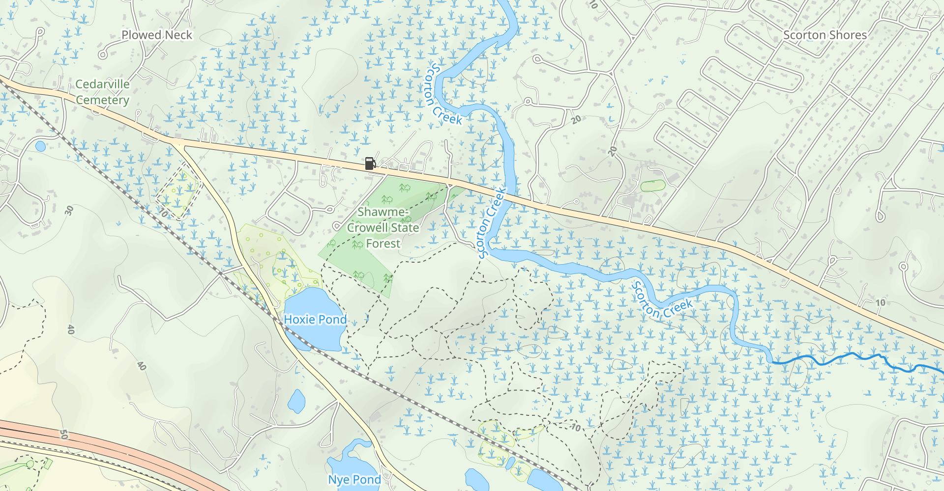 Scorton Creek and Hoxie Pond Loop