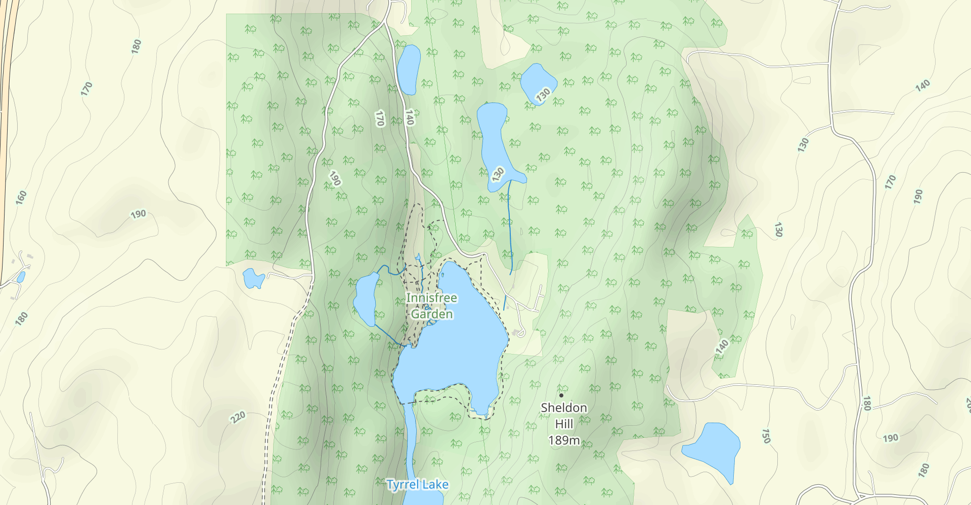 Innisfree Gardens and Tyrrel Lake Loop