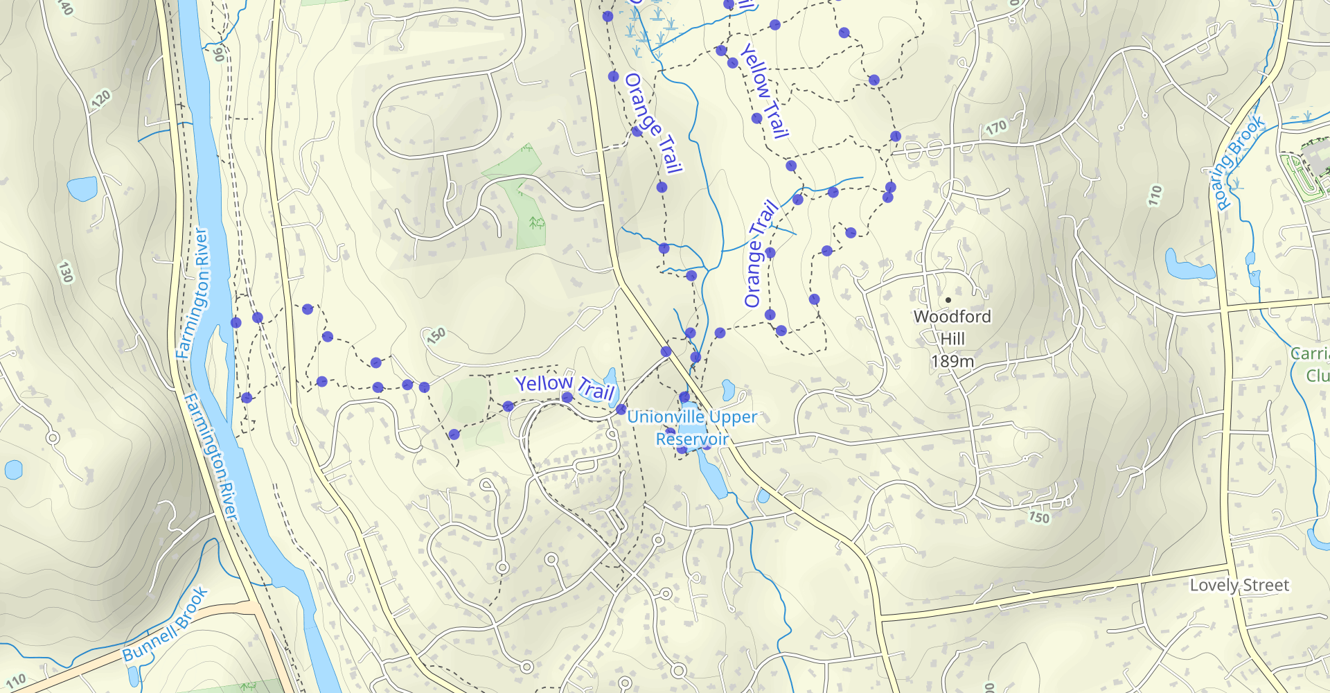 Hike Huckleberry Trails Yellow Blazes Loop