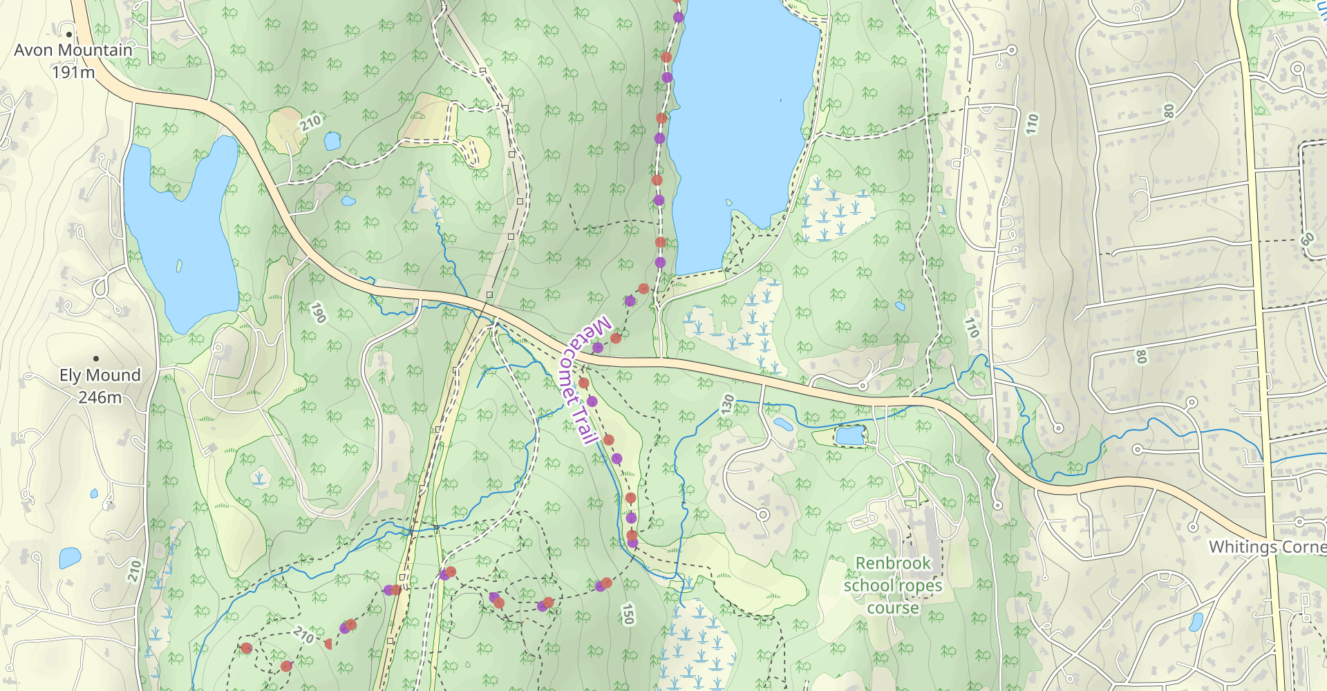 Hike West Hartford Reservoir #6 Trail