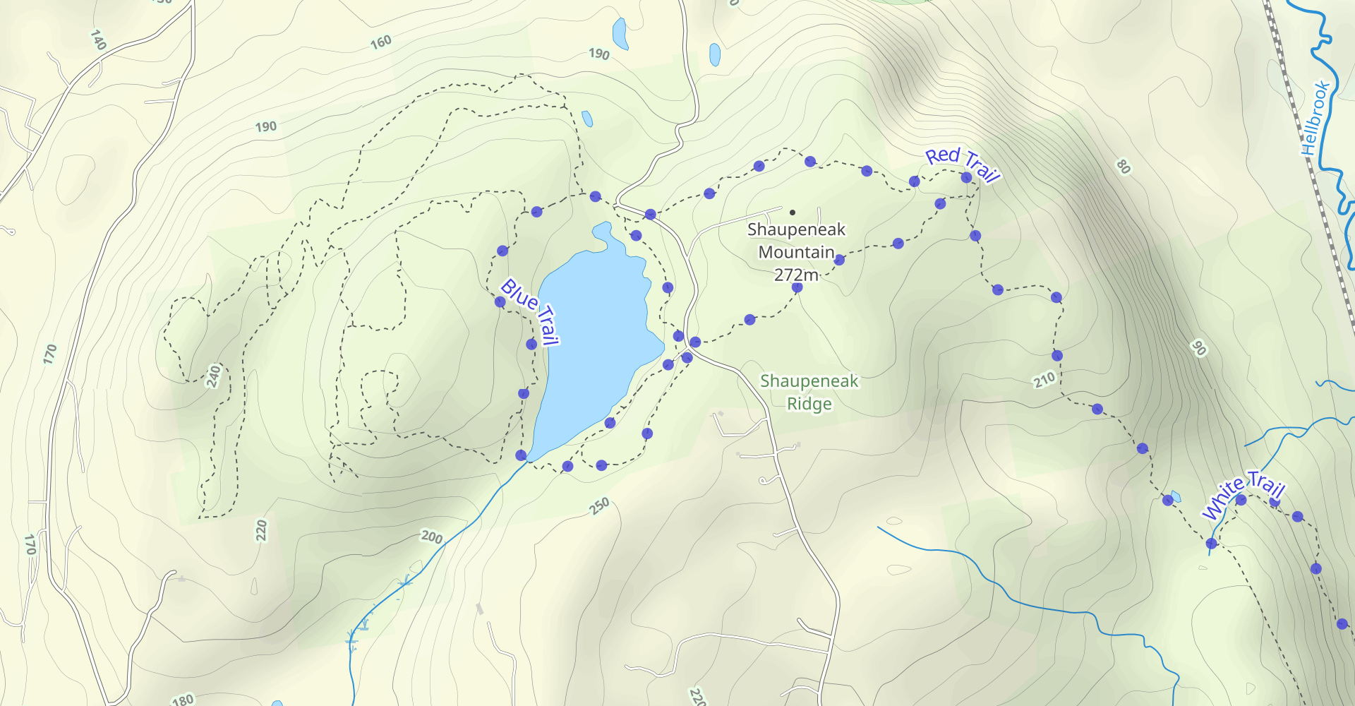 Louisa Pond via Blue Trail
