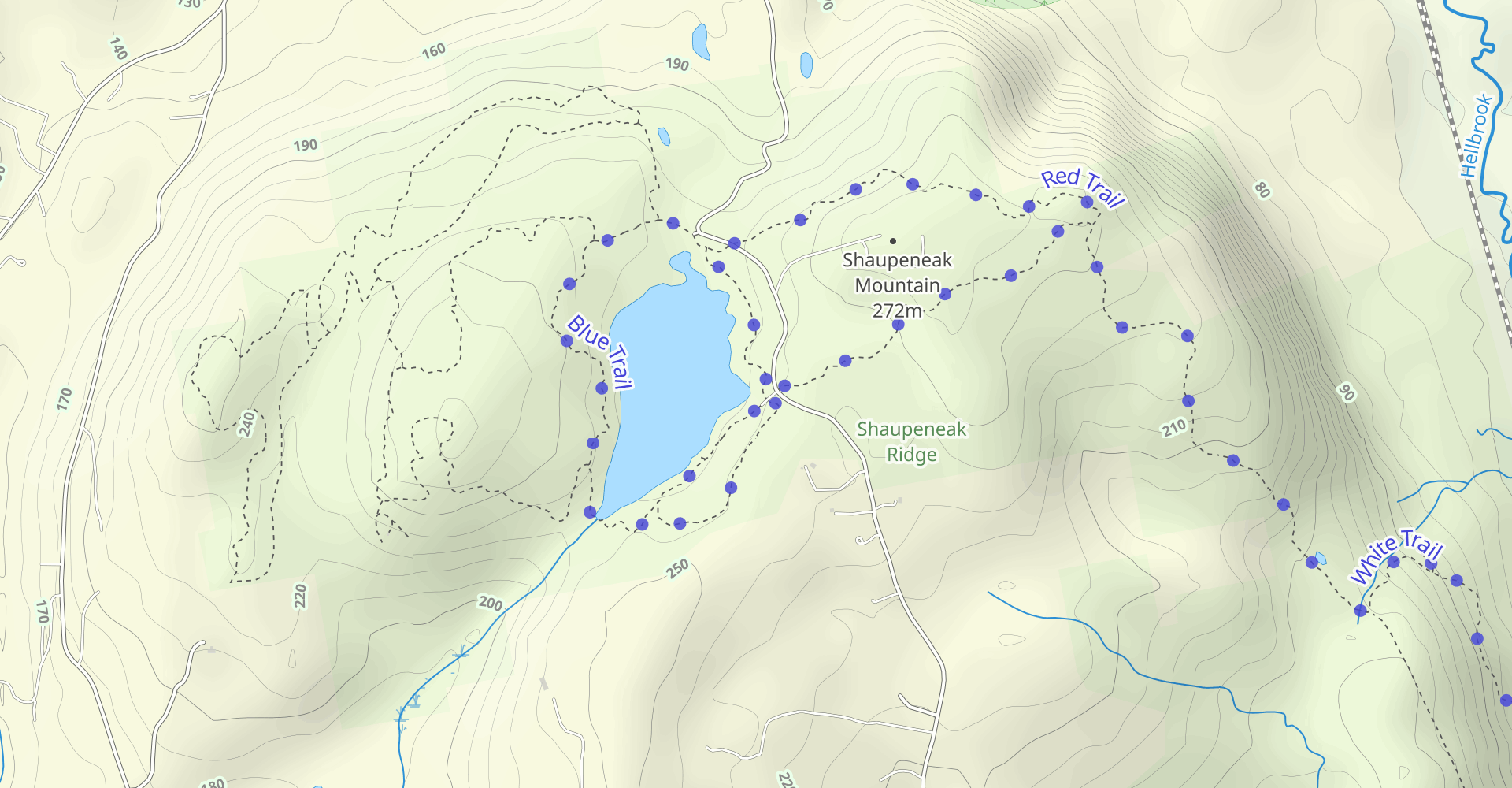 Hudson River Overlook via Red Trail Loop