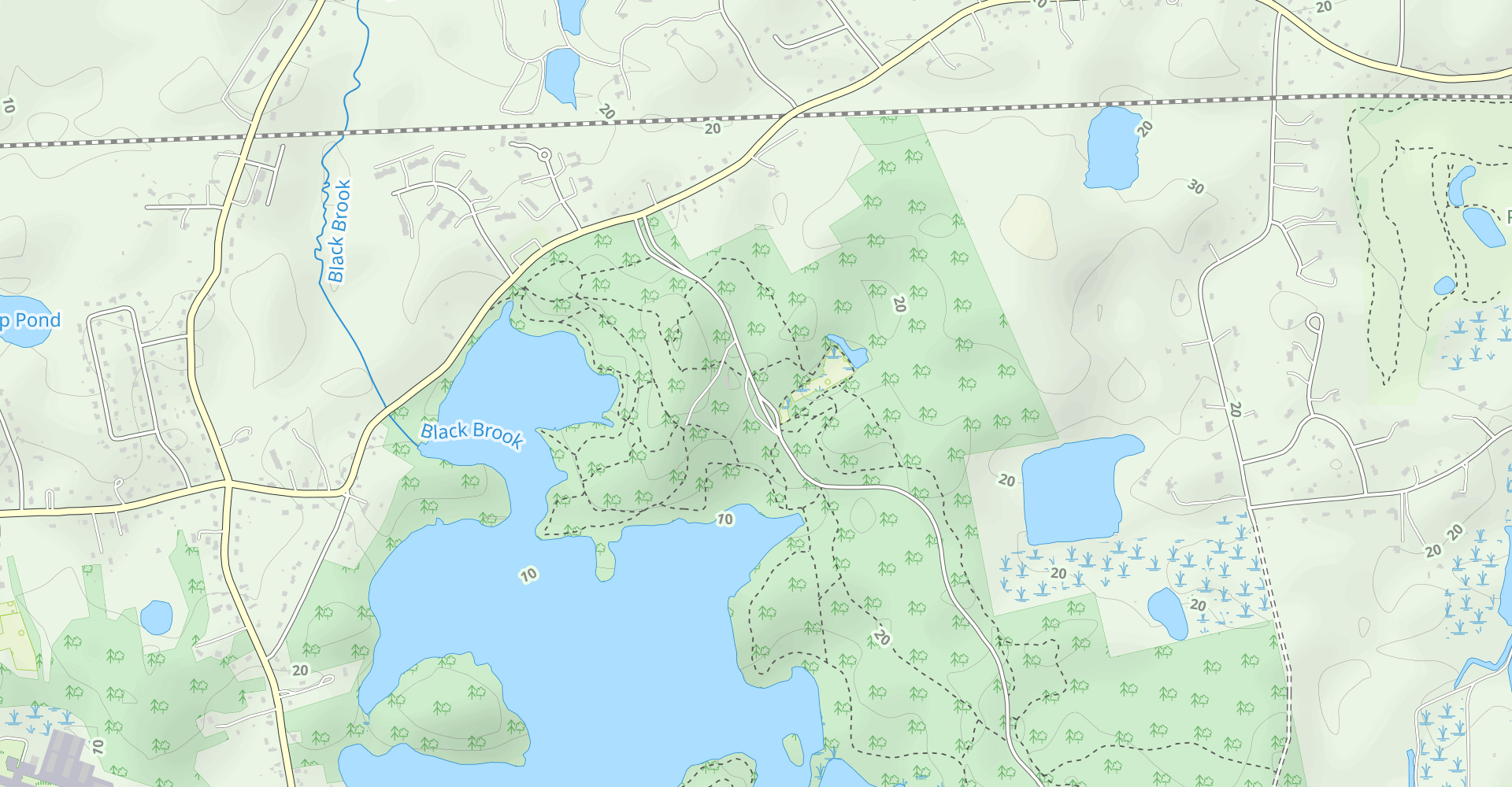 Lake Rico and Big Bearhole Pond Trail