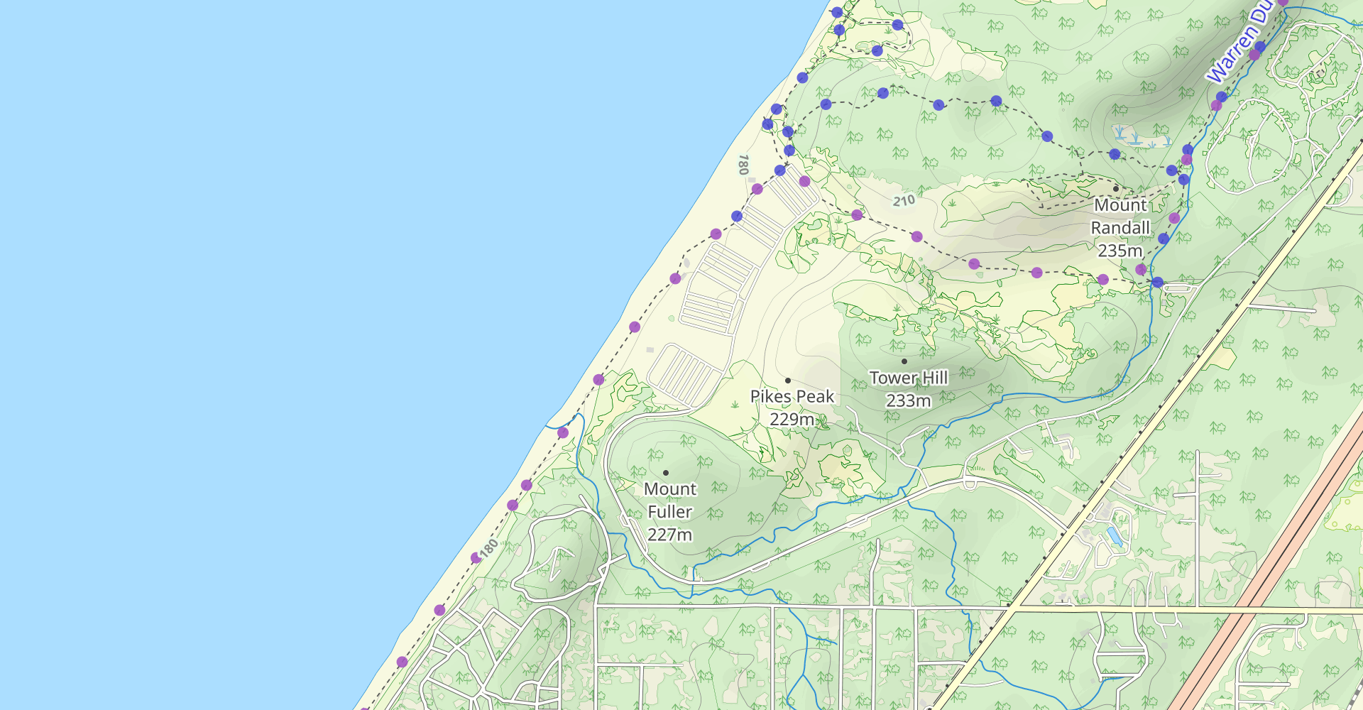 Warren Dunes Beach Trail