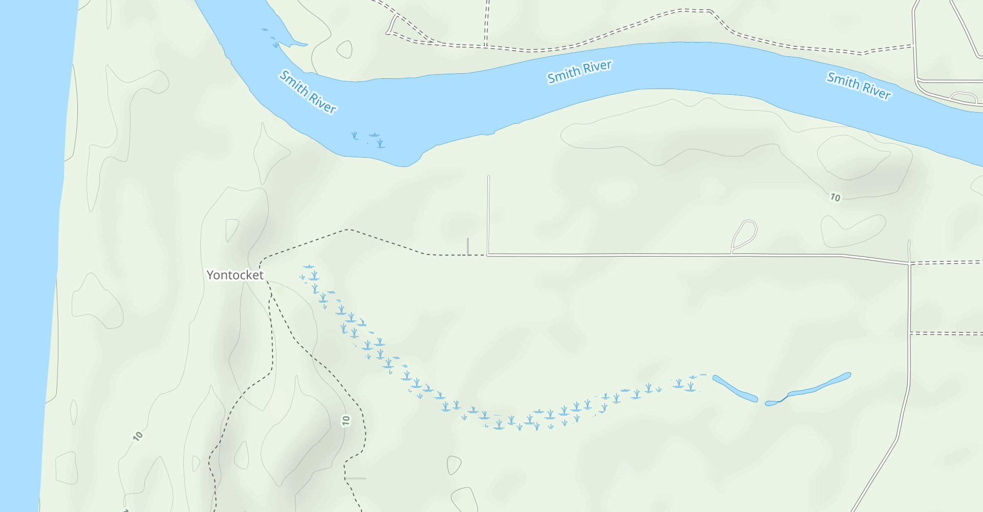 East Pond Trail to River Trail Loop