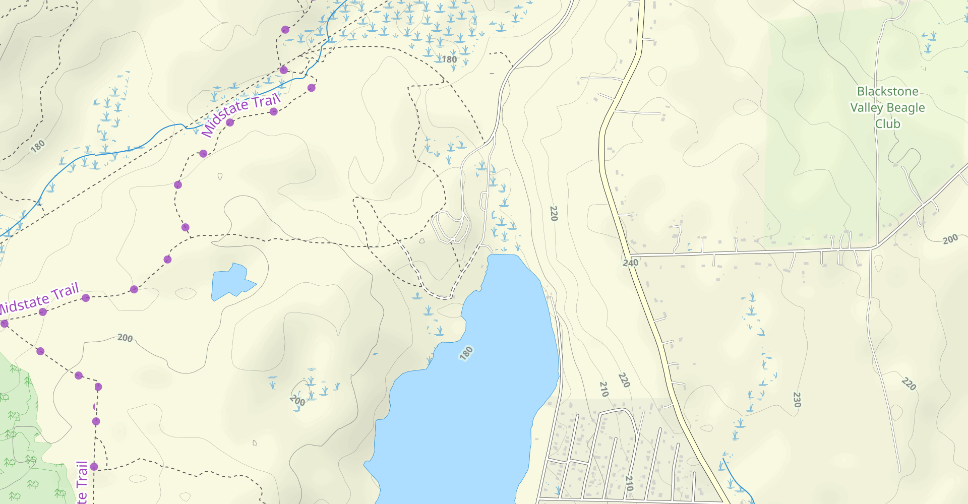 NS Trail Wallum Lake to Richardson Trail