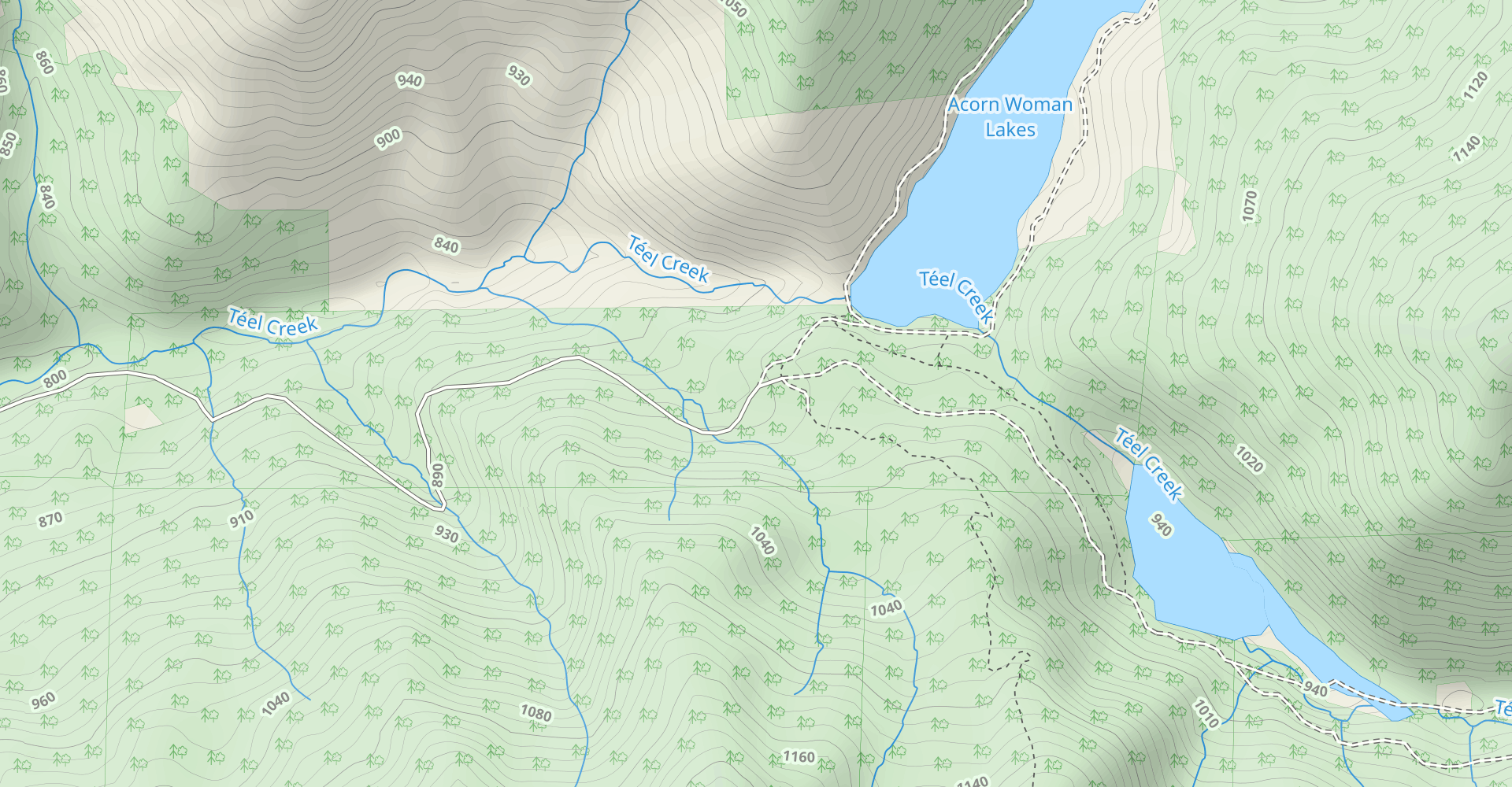 Squaw Lakes Trail