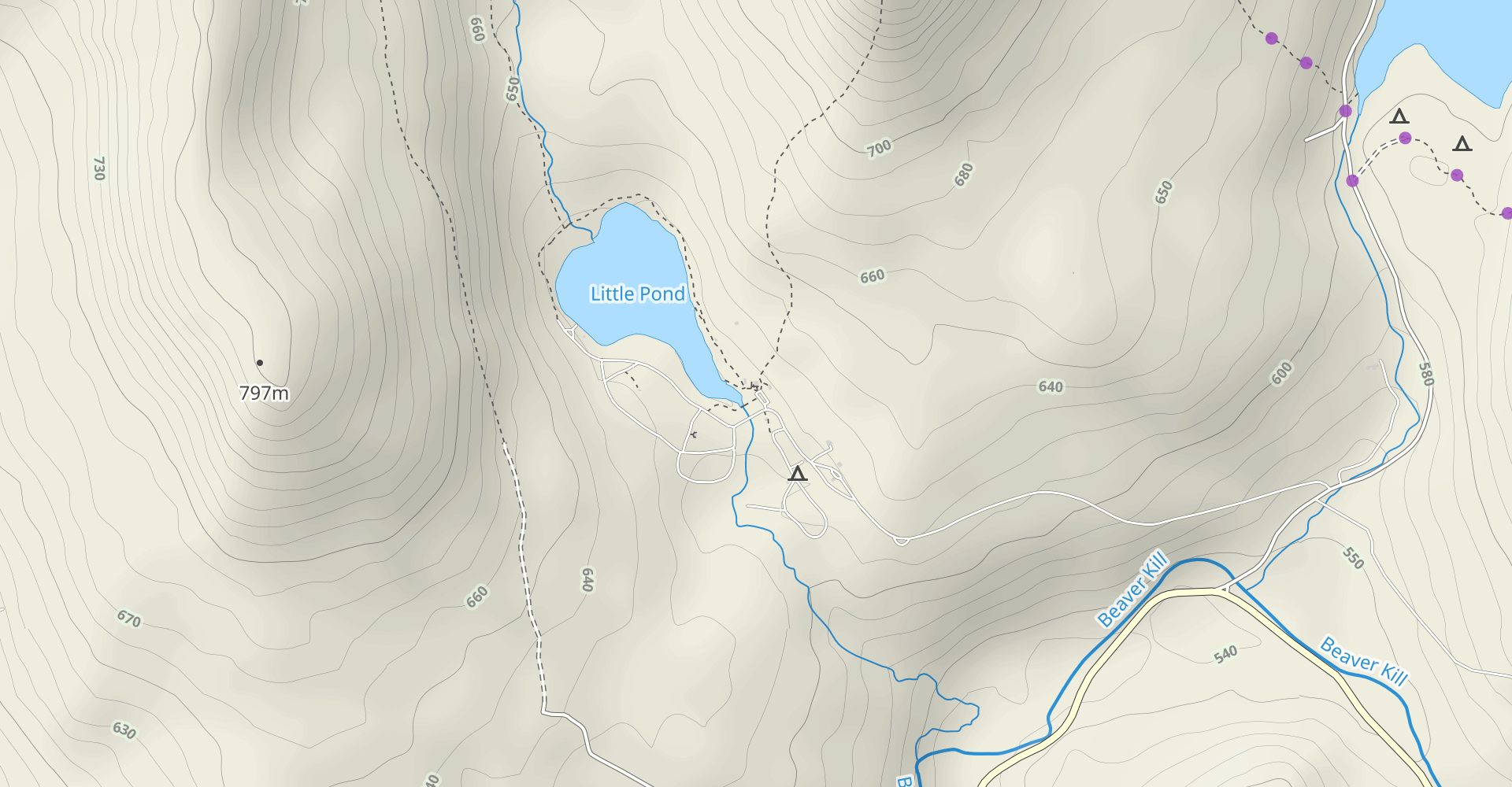 Little Pond and Touchmenot Mountain Loop