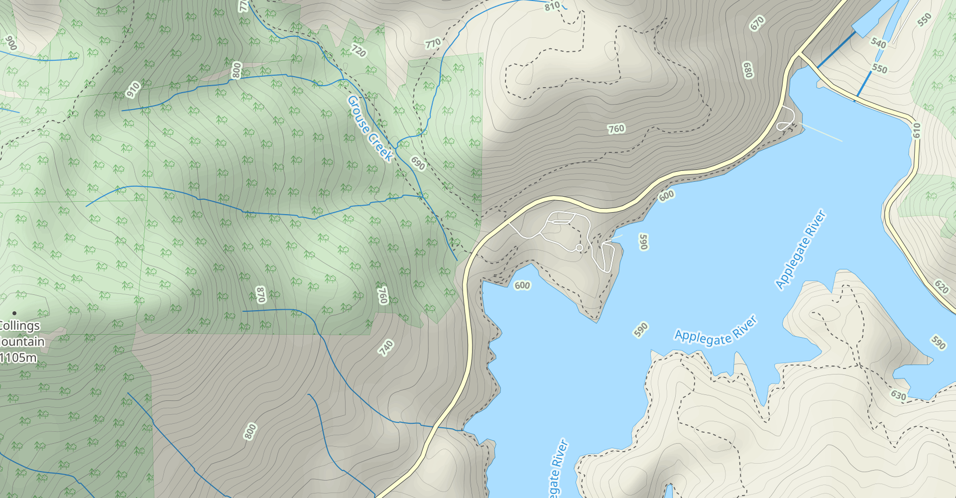 Collings Mountain Trail To Applegate Lake Trail