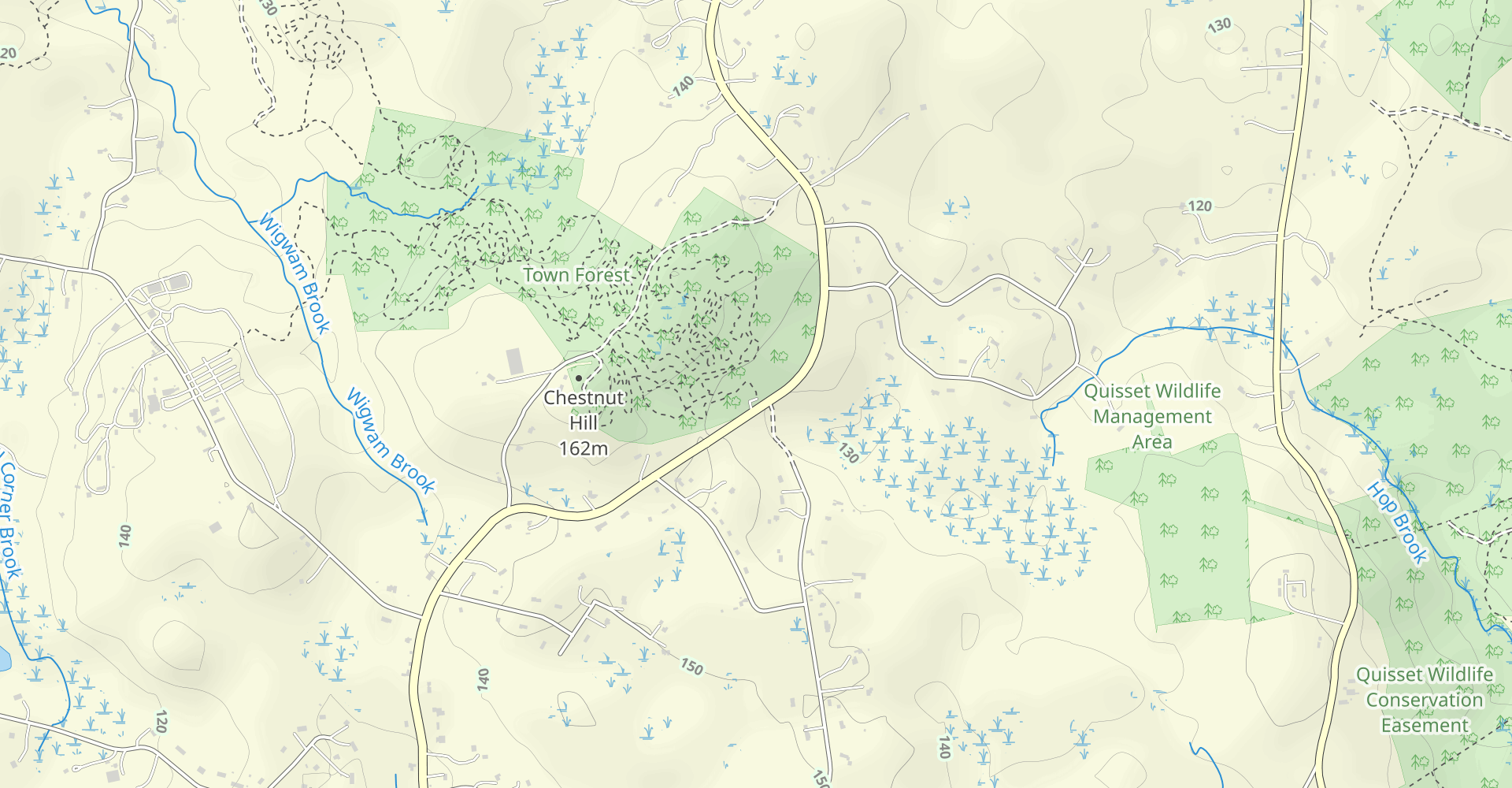 Mendon Town Forest Blue Loop