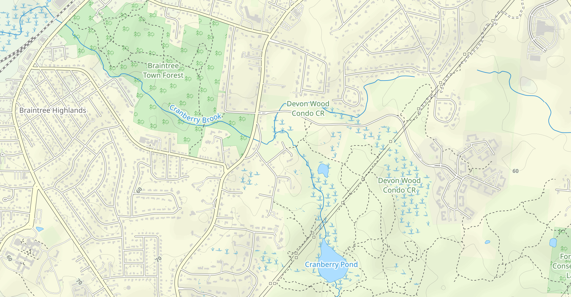 Cranberry Pond Via Red Trail Loop