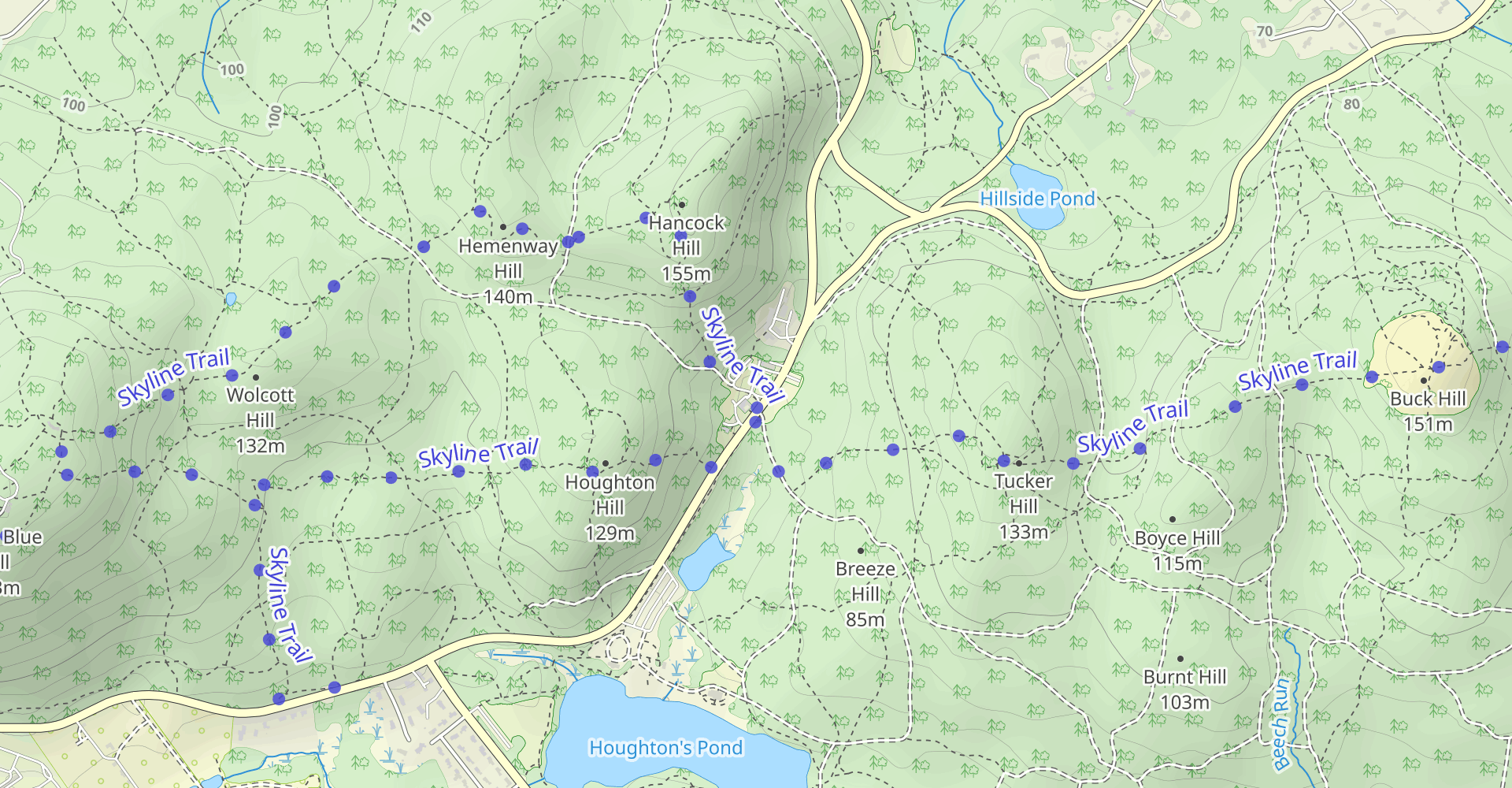 Hancock Hill and Hemenway Hill Loop