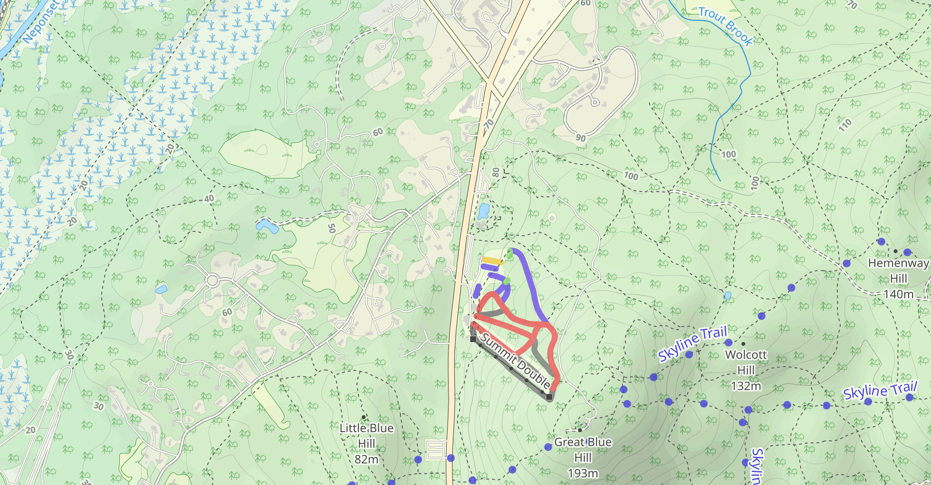 Coon Hollow and Wolcott Path Loop