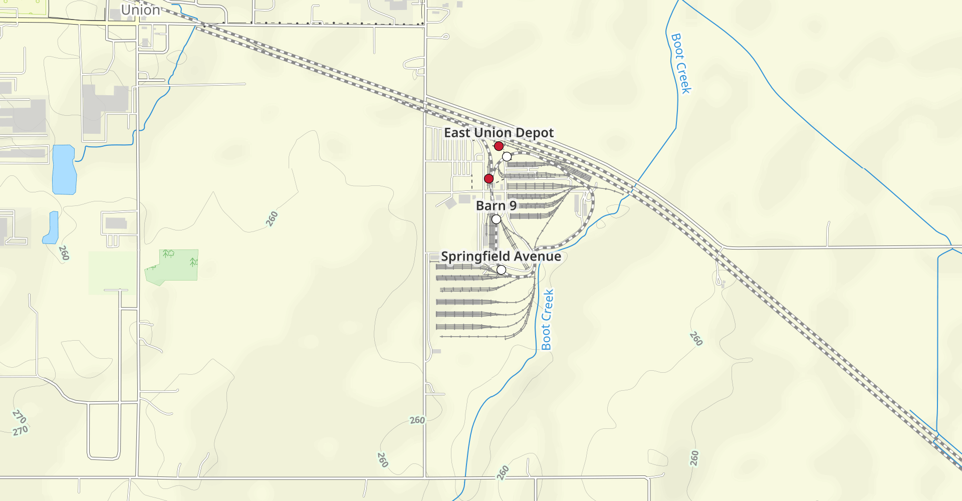 Illinois Railway Museum Trail