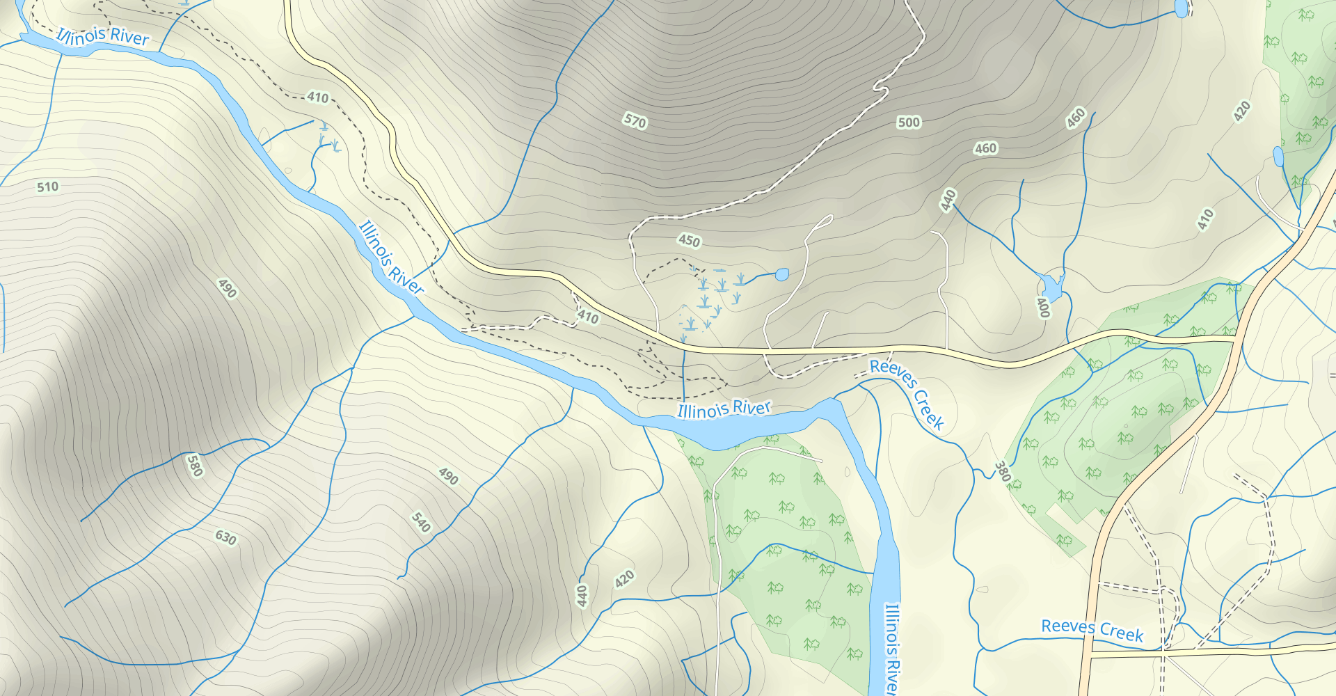 Jeffrey Pine Loop to Little Falls Loop