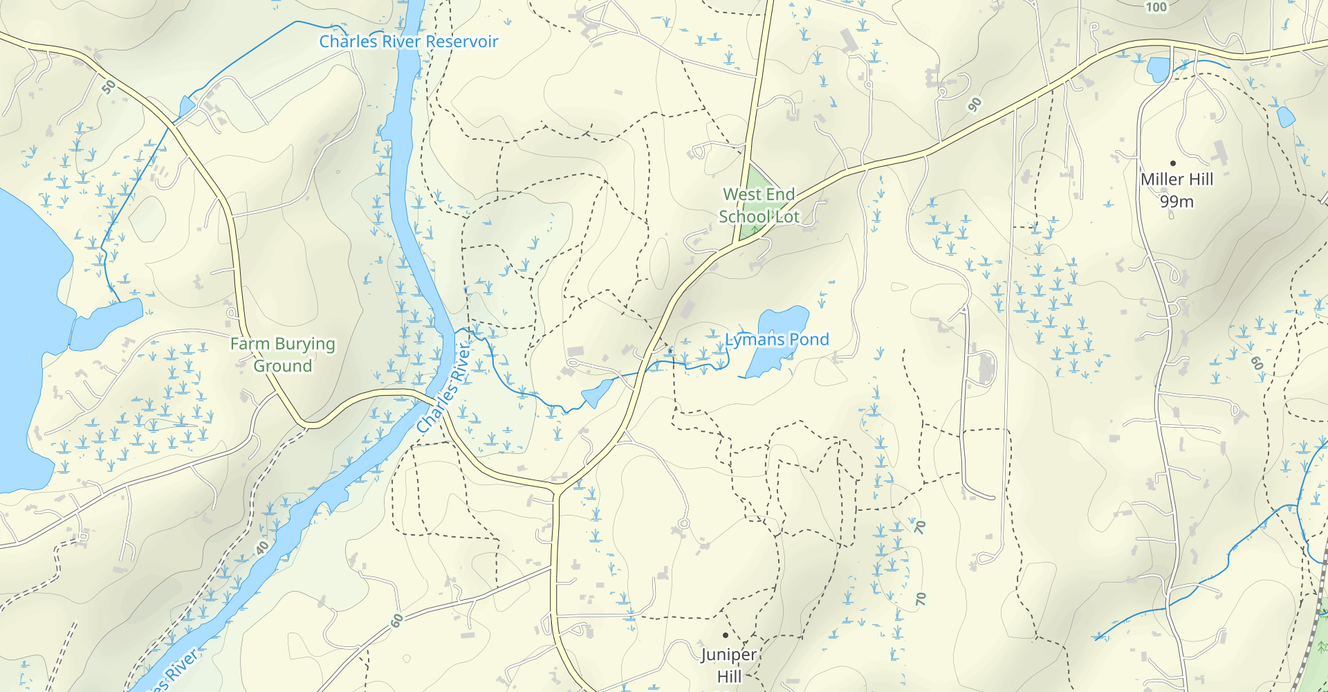 Chase Woodlands and Peters Reservation Loop