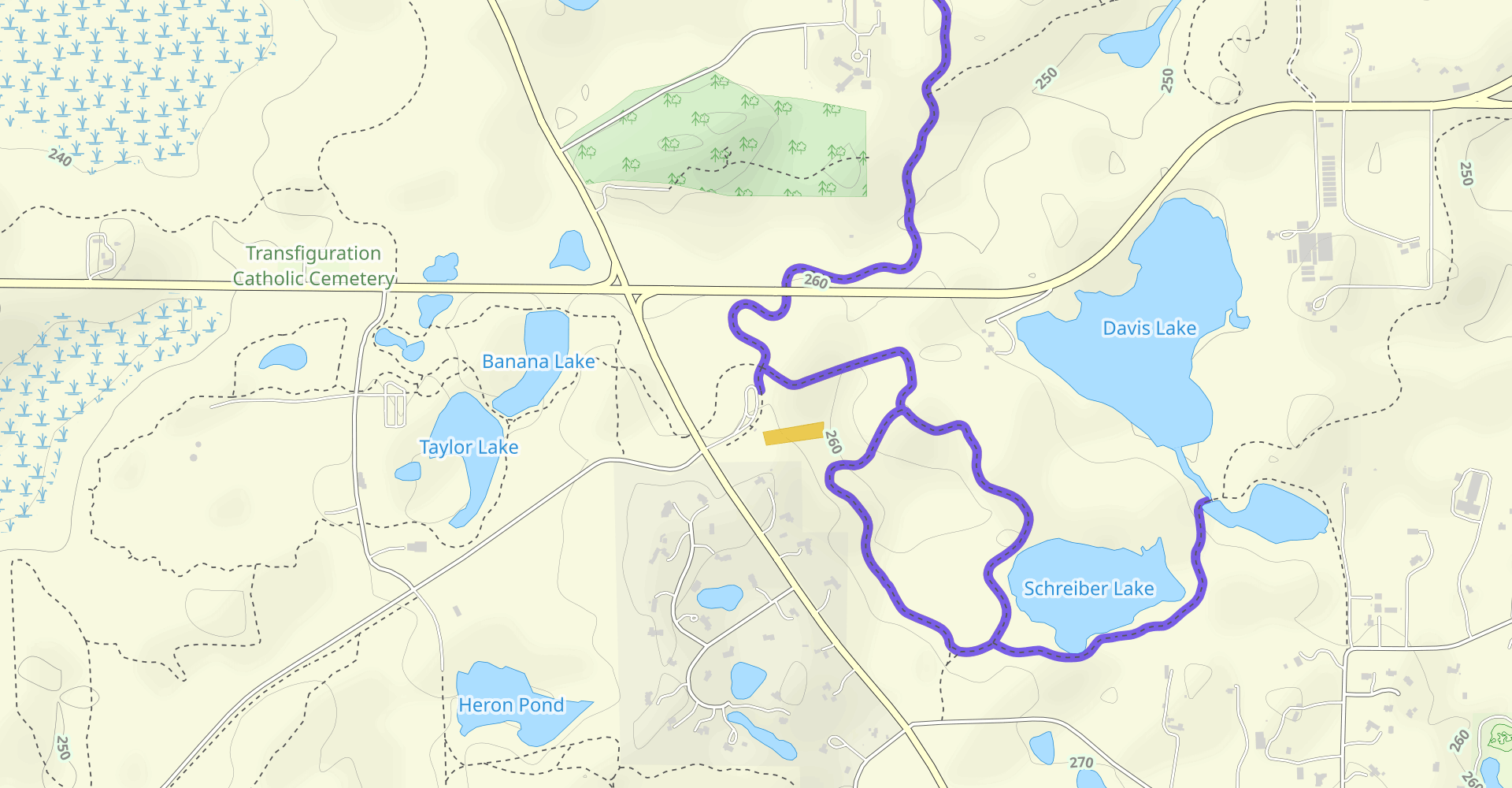 Taylor Lake to Schreiber Lake Loop