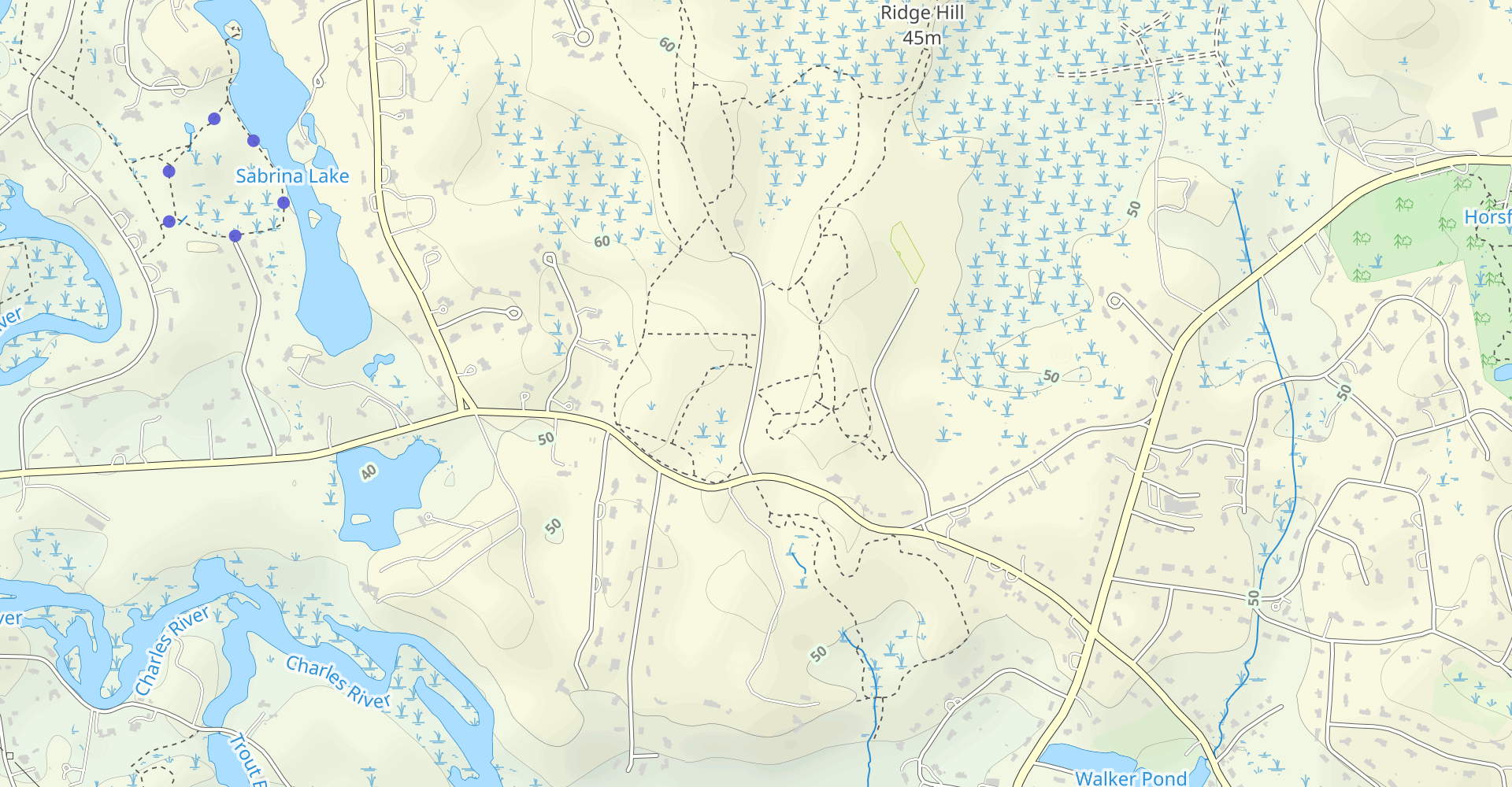Ridge Hill Reservation and Sudbury Aqueduct Loop
