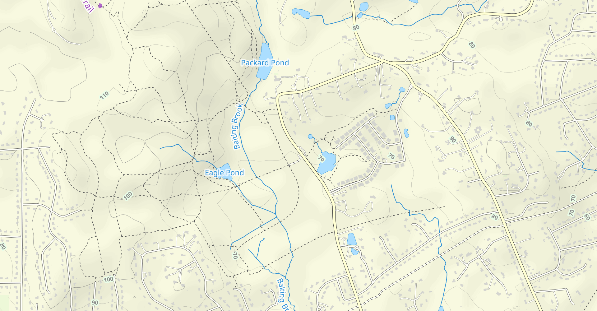 Dam, Coco, Chickadee, Lady Slipper, and Moore Loop