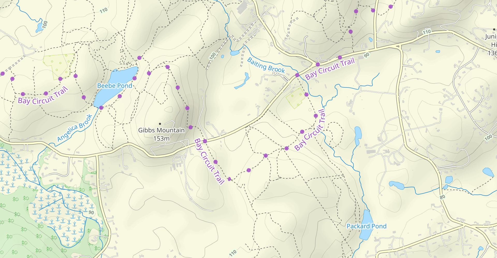 Red Tail to Bear Paw to Acorn to Backpacker Trails Loop