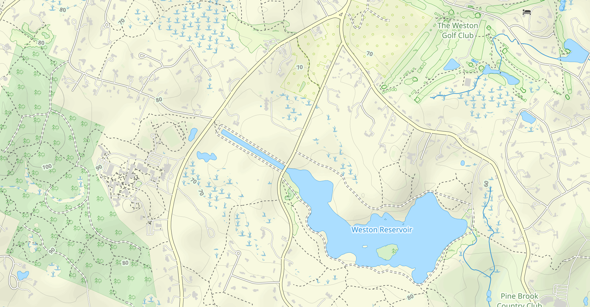 Weston Reservoir Loop